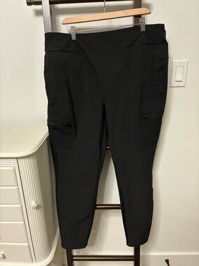 Athletic Works black pants. Size XXL. Versatile pants with dressier front